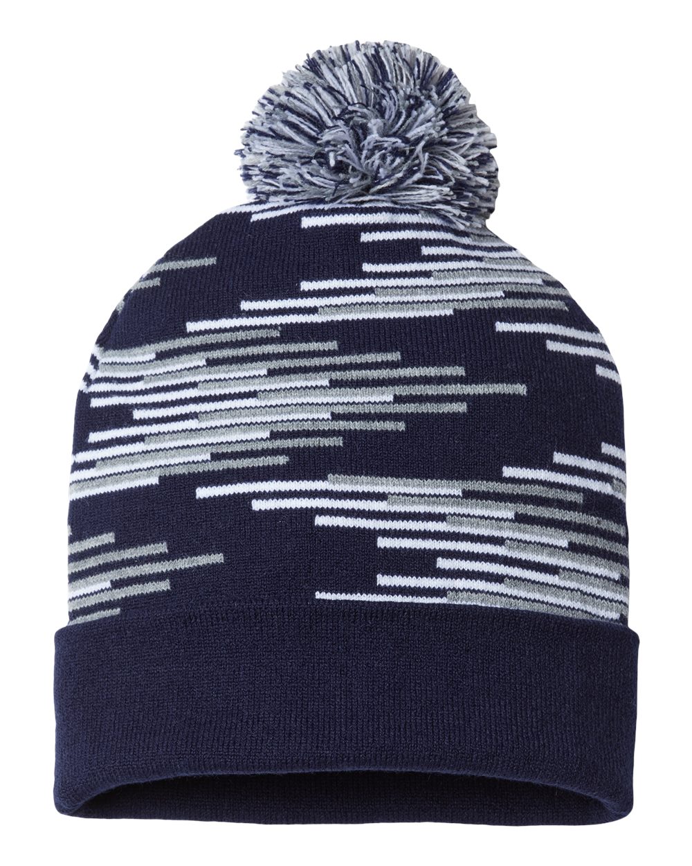 click to view True Navy/ Heather/ White