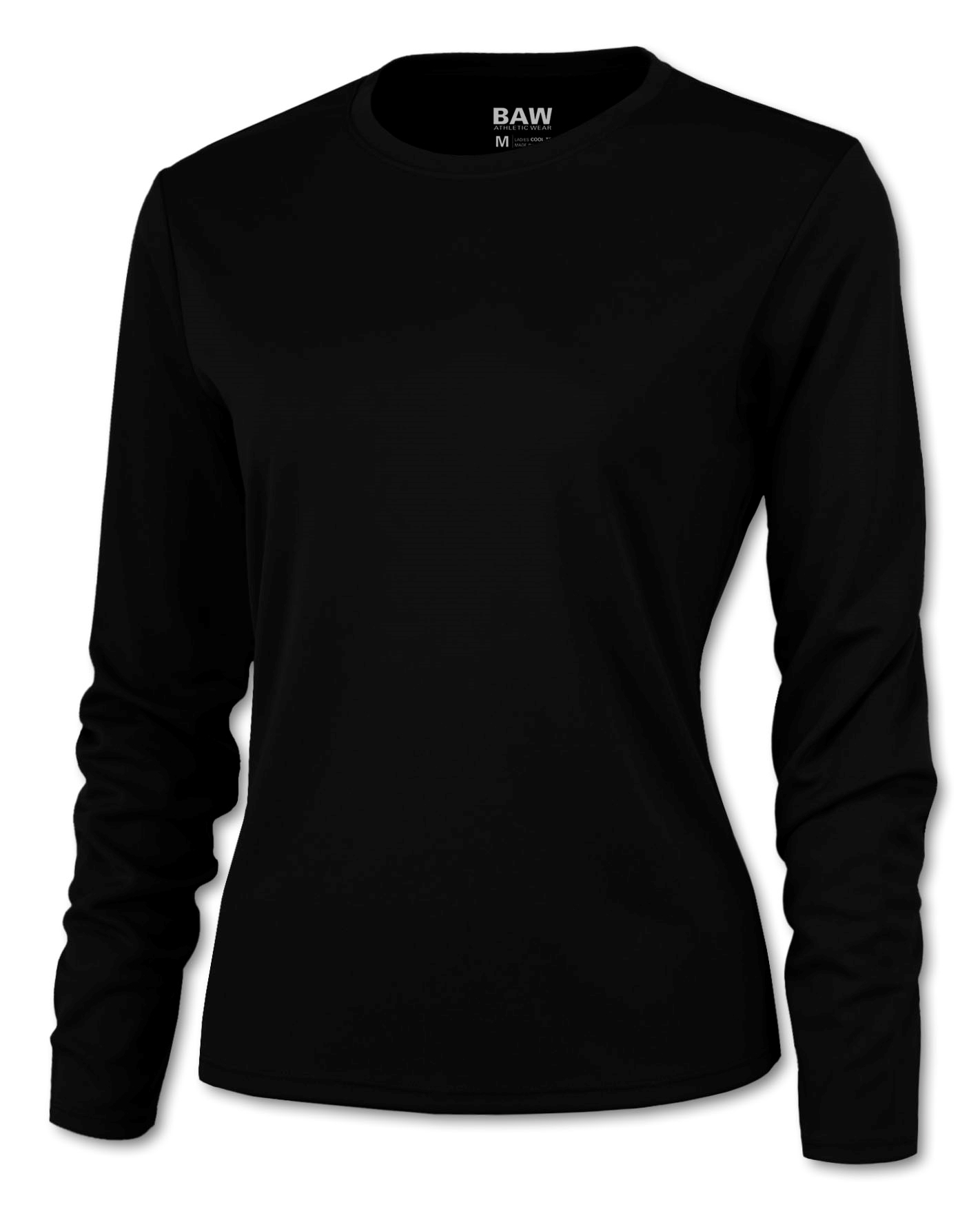 BAW Athletic Wear RC621 - Ladies Loose Fit Cool-tek Long Sleeve T-Shirt
