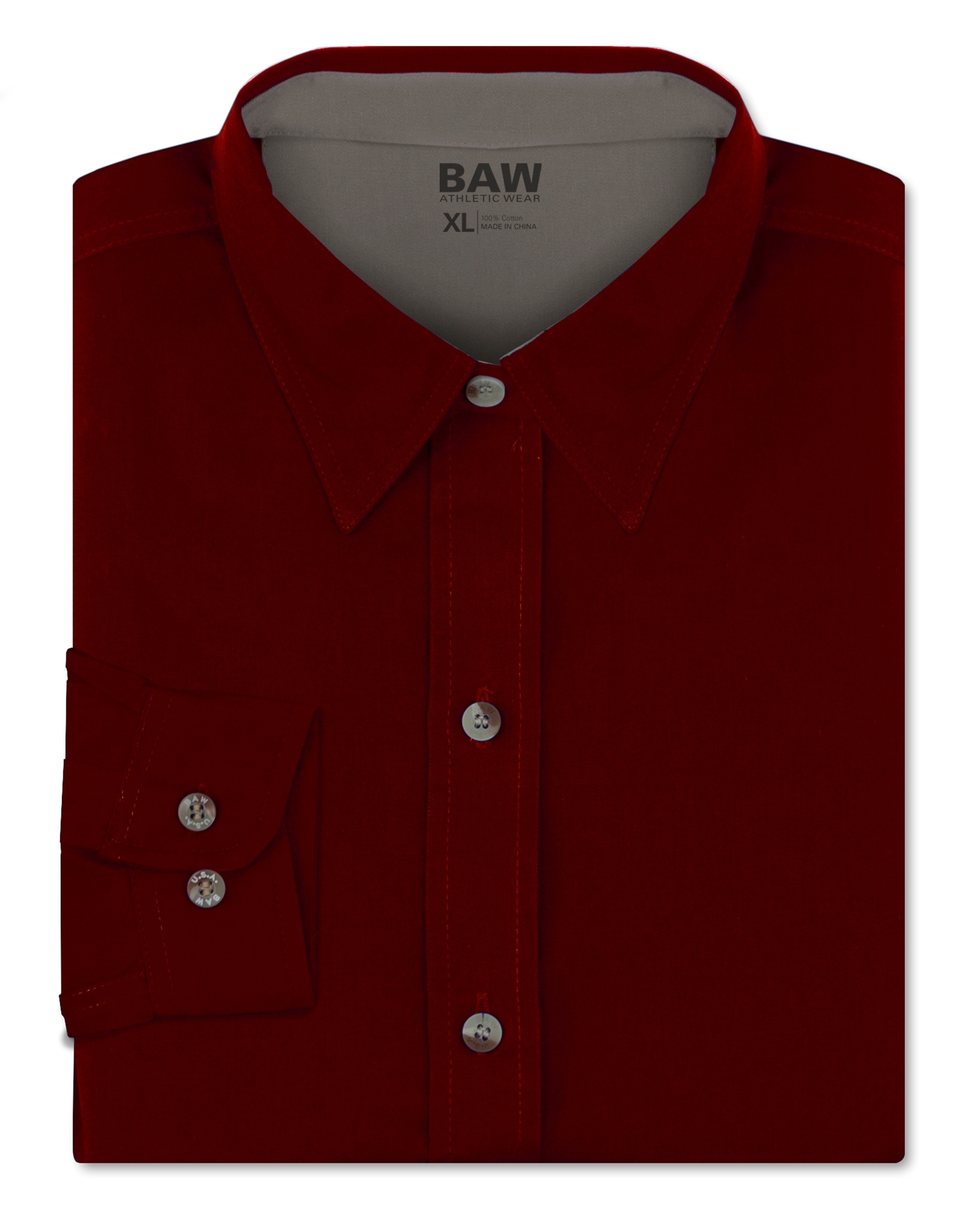 BAW Athletic Wear TL302L - Ladies Classic Long Sleeve Twill Shirt