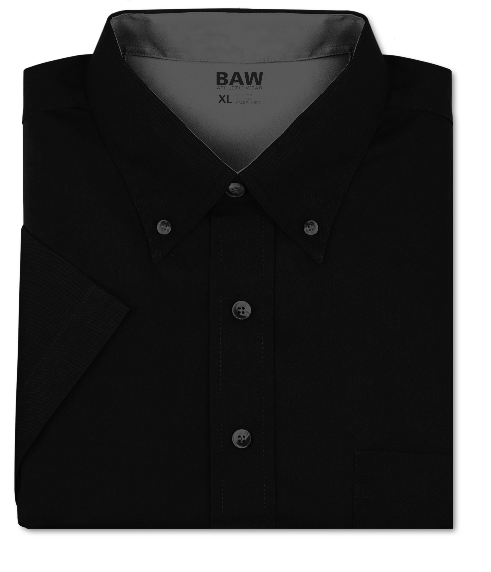 BAW Athletic Wear TS211 - Men's Classic Short Sleeve Twill Shirt
