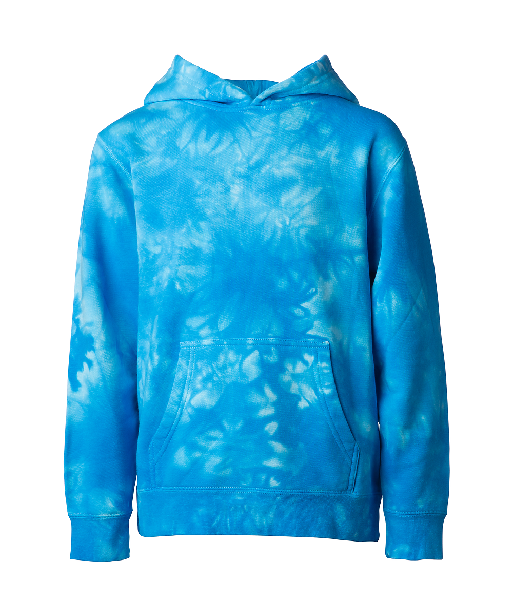 Independent Trading Co. PRM1500TD - Youth Midweight Tie Dye Hooded Pullover