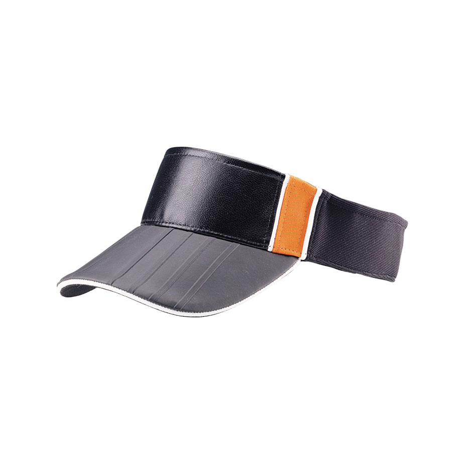 Mega Cap 4042 - Leather Look Fitted Visor