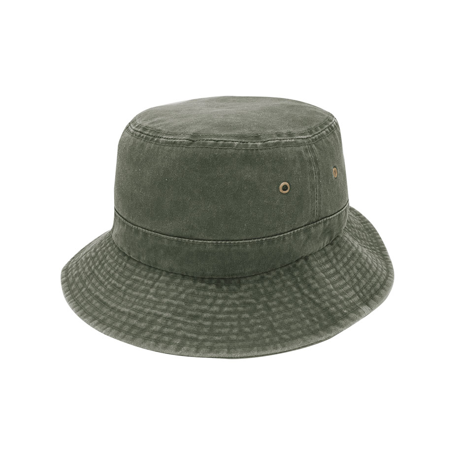 Mega Cap 7801A - Pigment Dyed Twill Washed Bucket Hat