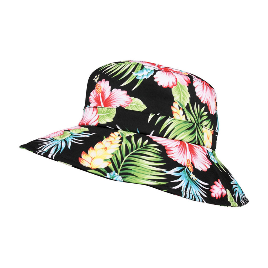 Mega Cap 7904G - Ladies' Wide Brim Floral Hat