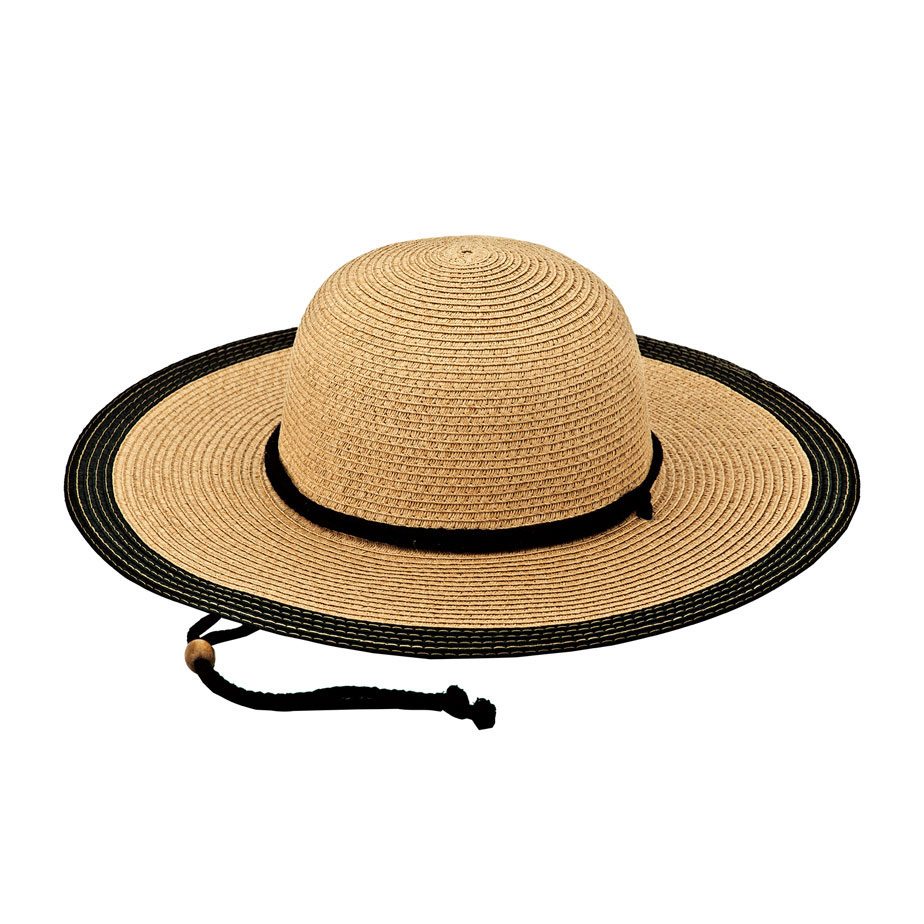 Mega Cap 8237 - Ladies' Toyo Braid Color Block Sun Hat