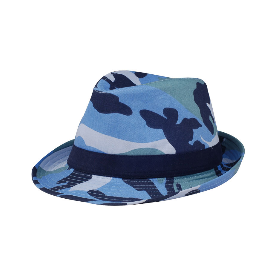 Mega Cap 8919 - Camouflage Fedora Hat