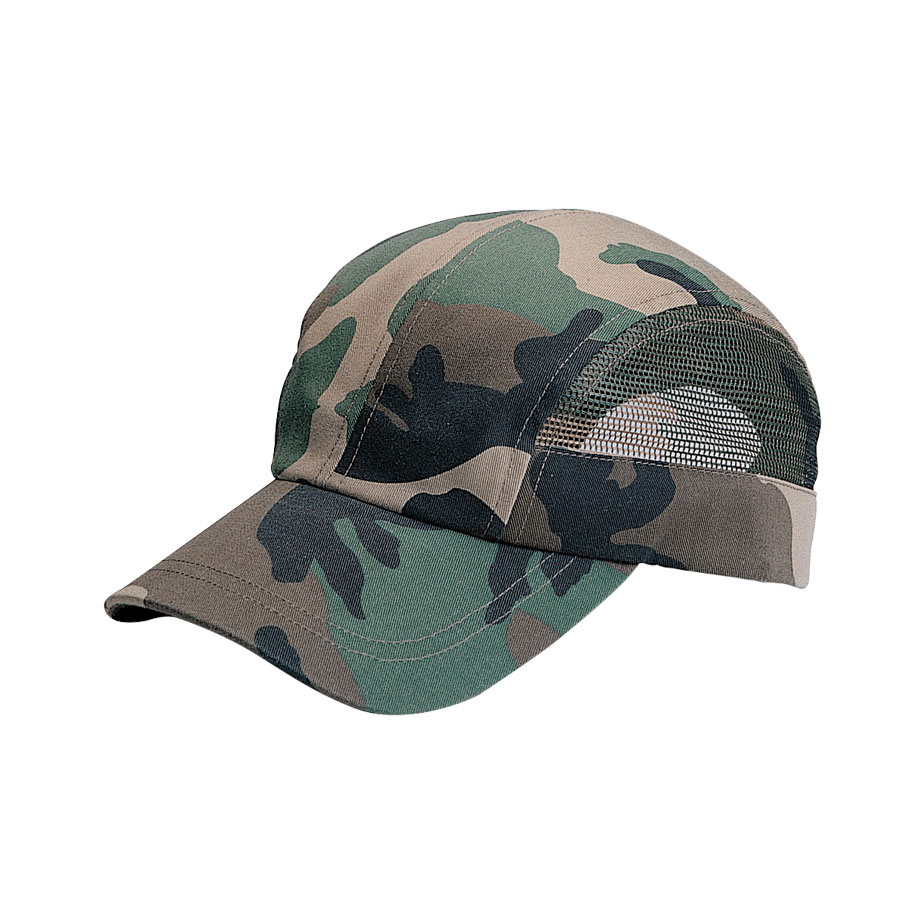 Mega Cap 9022 - Camouflage Twill & Mesh Washed Cap