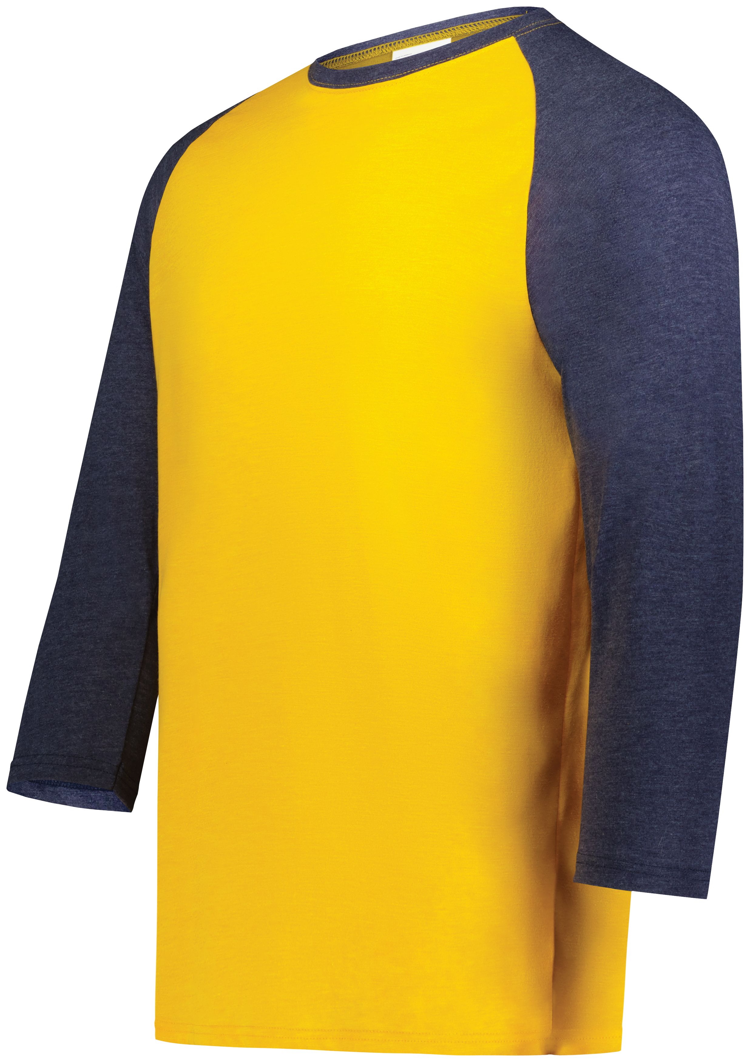 click to view Gold Heather/Navy Heather