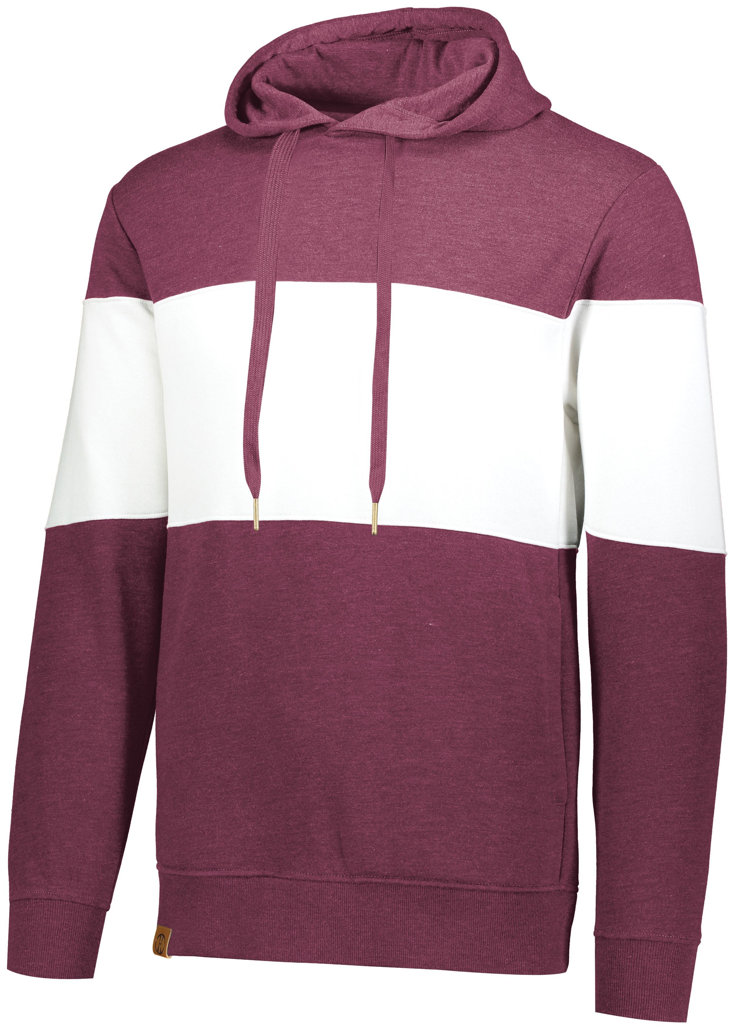 click to view Maroon Heather/White