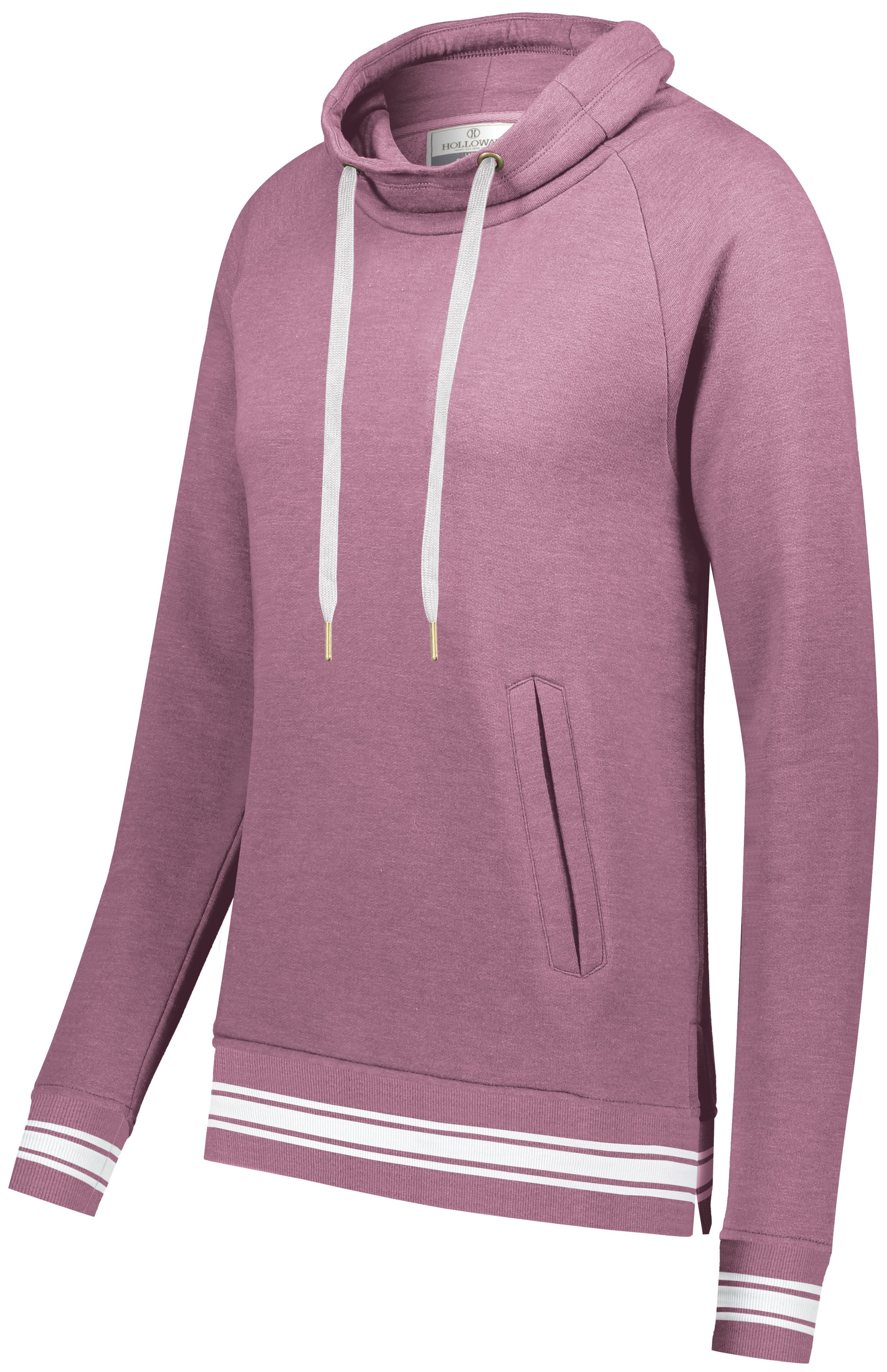 click to view Dusty Rose Heather/White