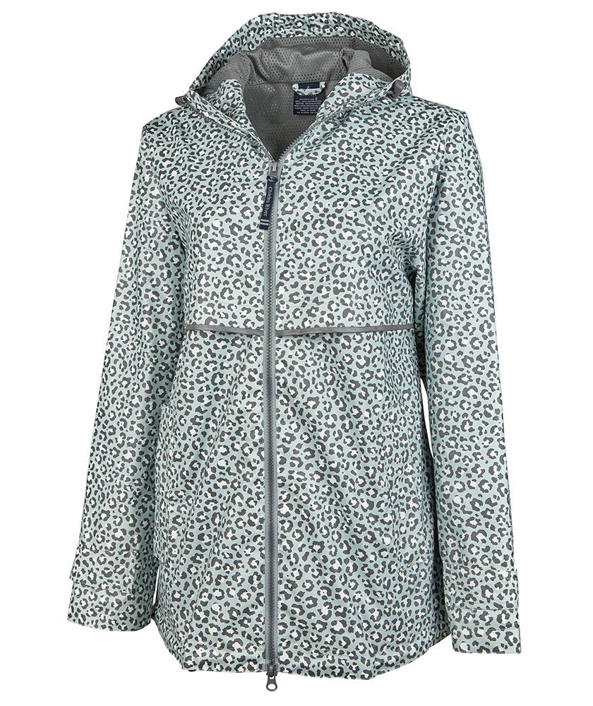 click to view Grey Snow Leopard Print