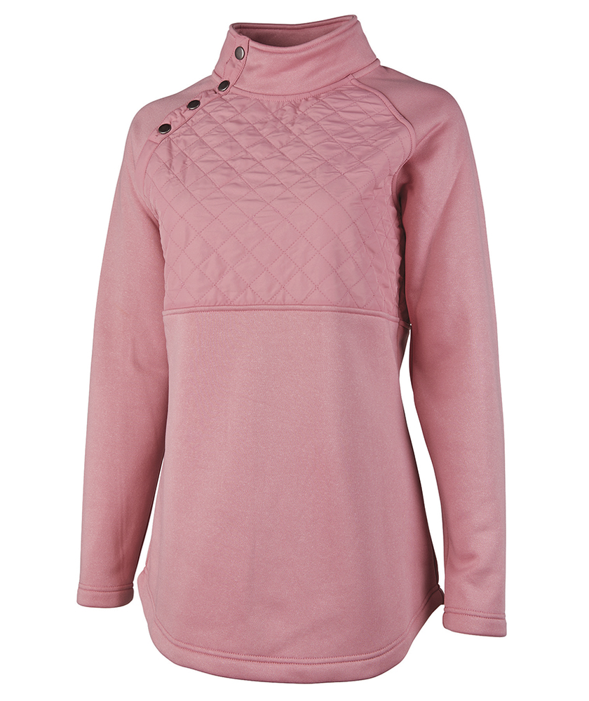 Charles River 5260 - Women's Newbury Asymmetrical Snap Sweatshirt