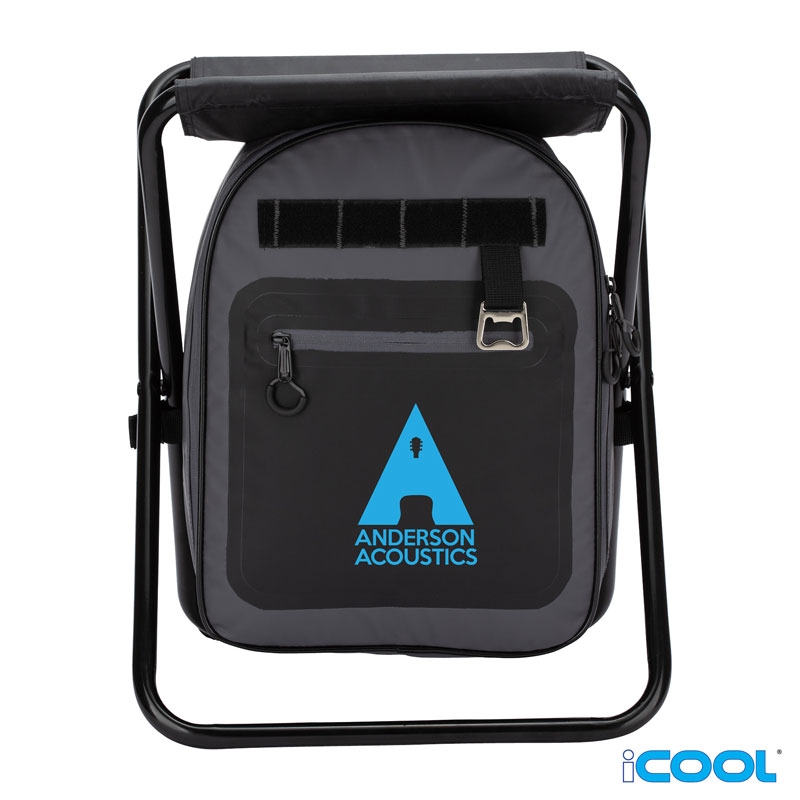 iCOOL® GR4608 - Cape Town 20-Can Capacity Backpack Cooler Chair
