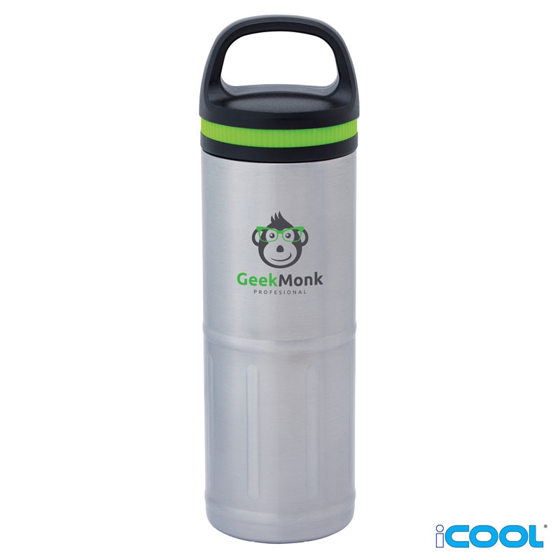 iCOOL® KW1505 - Odin 20 oz. Stainless Steel Vacuum Water Bottle