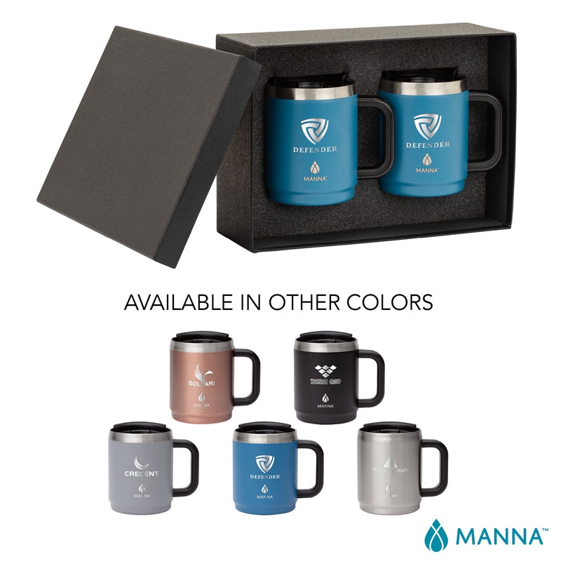 Manna™ GS2207 - Boulder Two-Piece Camping Mug Gift Set