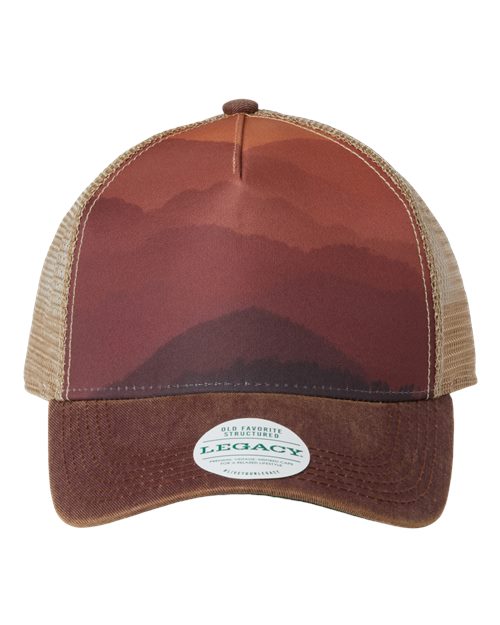 click to view Mt Sunset/ Maroon/ Khaki