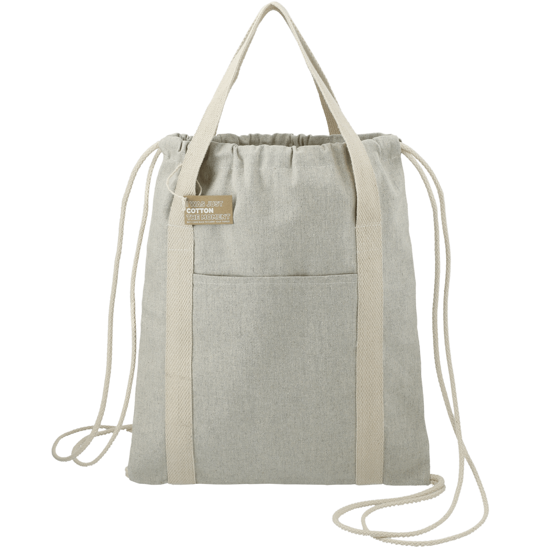 LEEDS 3005-75 - Repose 5oz. Recycled Cotton Drawstring Bag