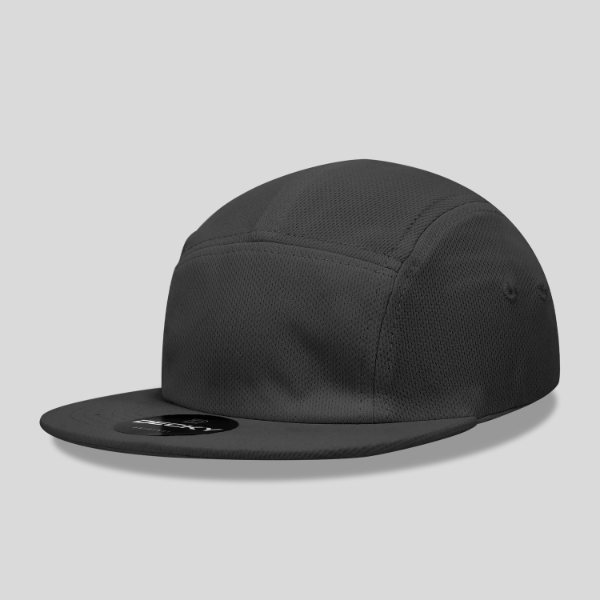 Decky 1000 - 5 Panel Low Profile Relaxed Acrylic/Polyester Racer Hat
