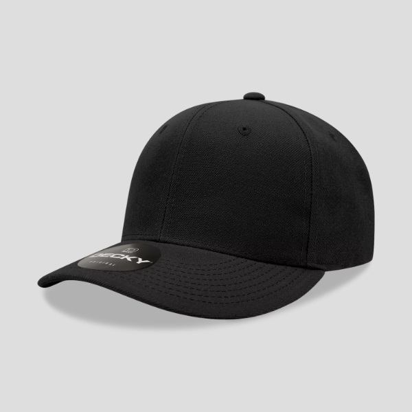 Decky 1015 - 6 Panel Mid Profile Structured Acrylic/Polyester Snapback