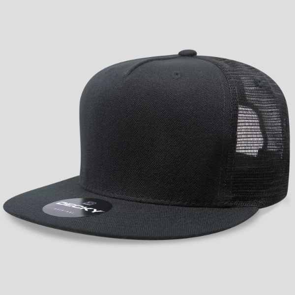 Decky 1063 - 5 Panel High Profile Structured Acrylic/Polyester Trucker
