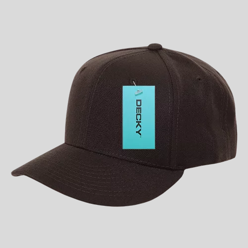 Decky 306 - 6 Panel Mid Profile Structured Acrylic/Polyester Cap