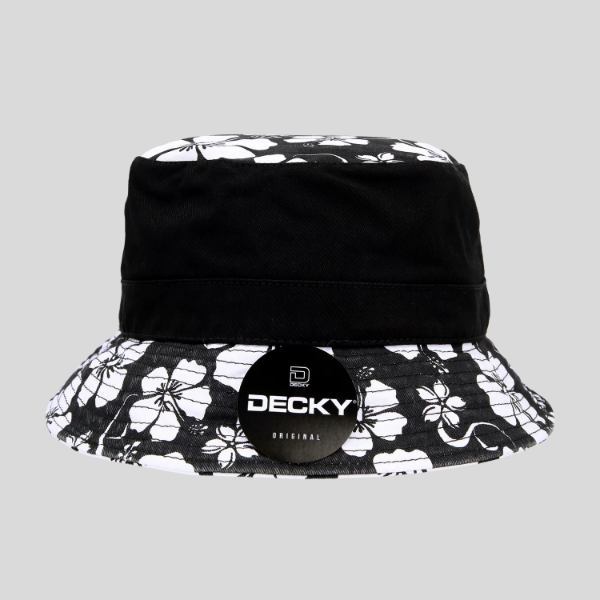 Decky 457 - Relaxed Floral Brim Buckets