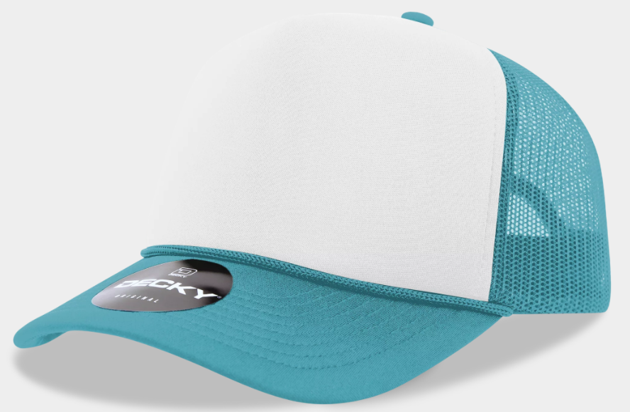 click to view Teal/White