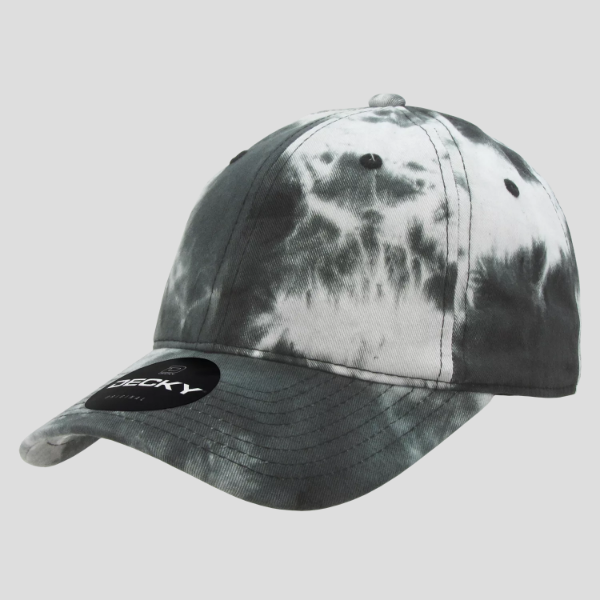 Decky 7205 - 6 Panel Low Profile Relaxed Tie Dye Dad Hat