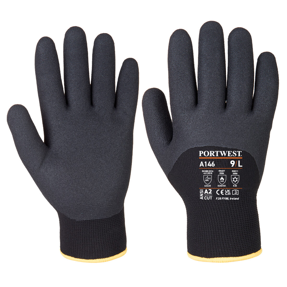 Portwest A146 - Arctic Winter Glove - Nitrile Sandy
