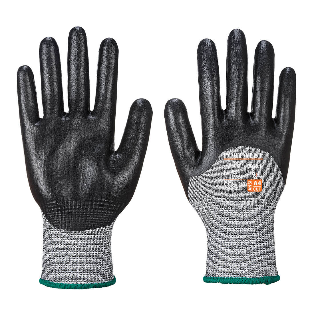 Portwest A621 - Cut 3/4 Nitrile Foam Glove