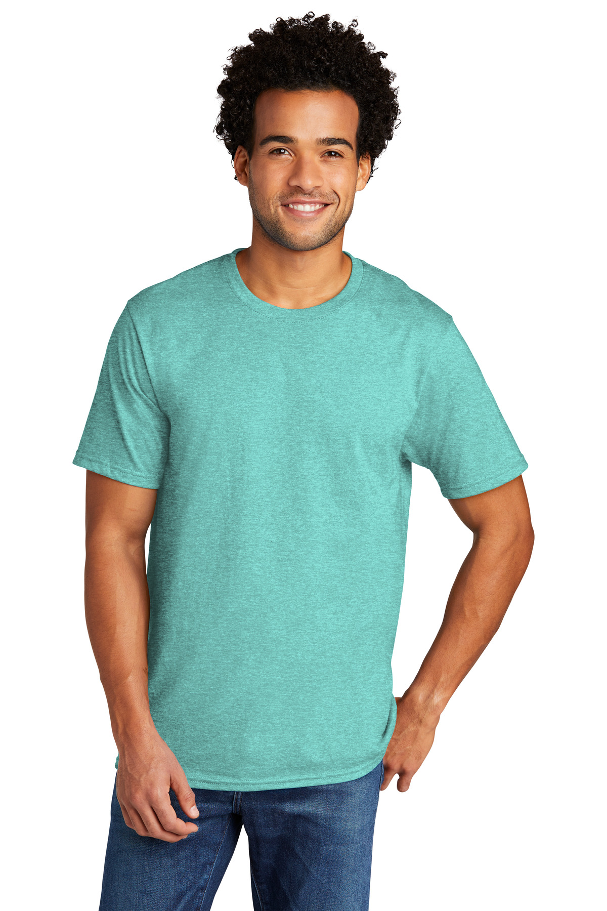 click to view Vivid Teal Heather