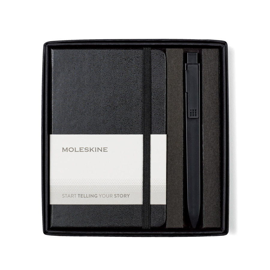 Moleskine 100475 - Pocket Notebook and GO Pen Gift Set