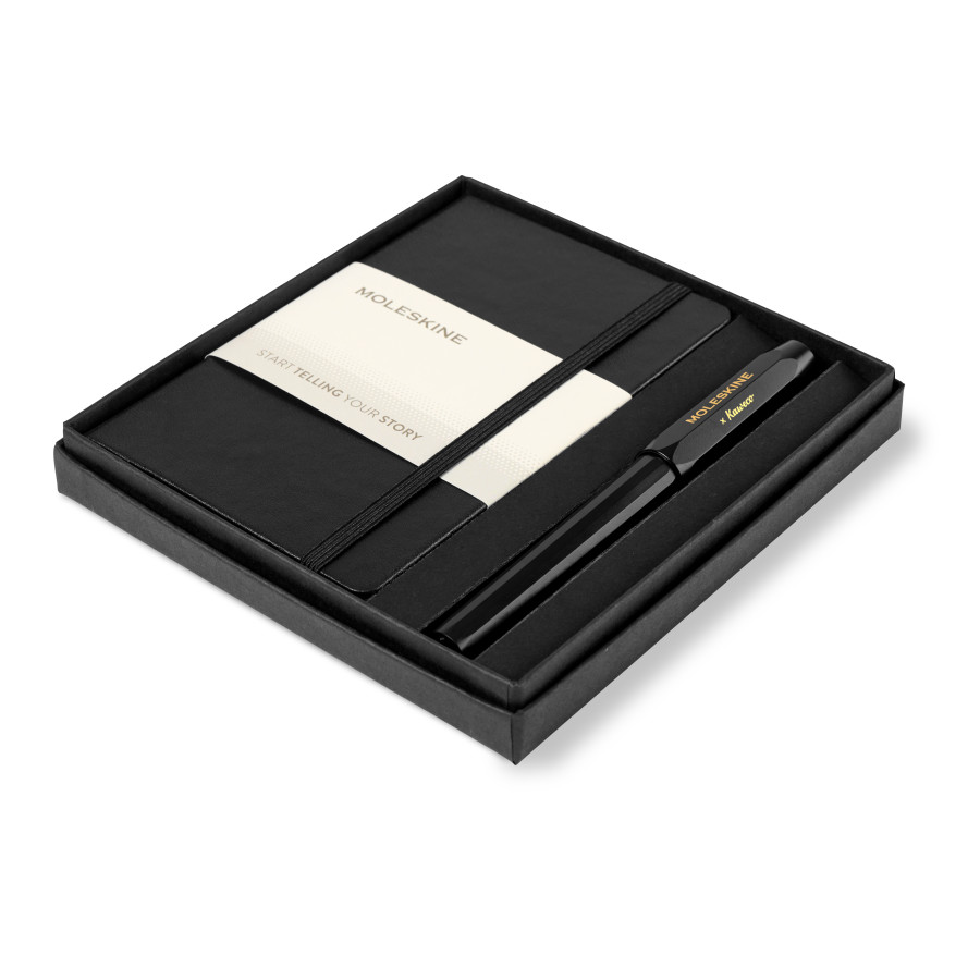 Moleskine 101482 - Pocket Notebook and Kaweco Pen Gift Set