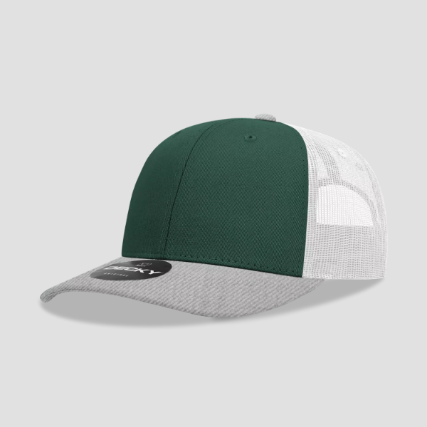 click to view HeatherGrey/Forest/White