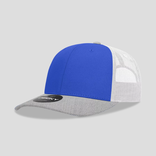 click to view HeatherGrey/Royal/White