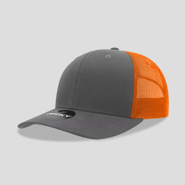 click to view Charcoal/Neon Orange