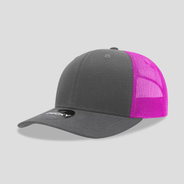 click to view Charcoal/Neon Pink