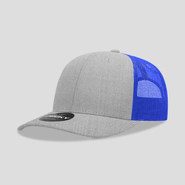 click to view Heather Grey/Royal