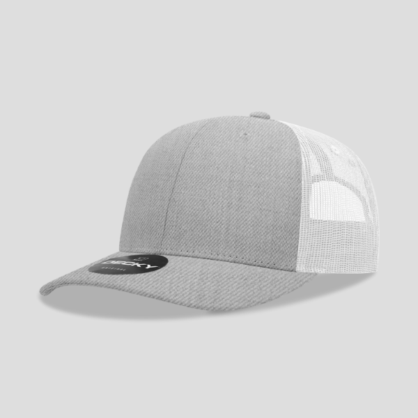 click to view Heather Grey/White
