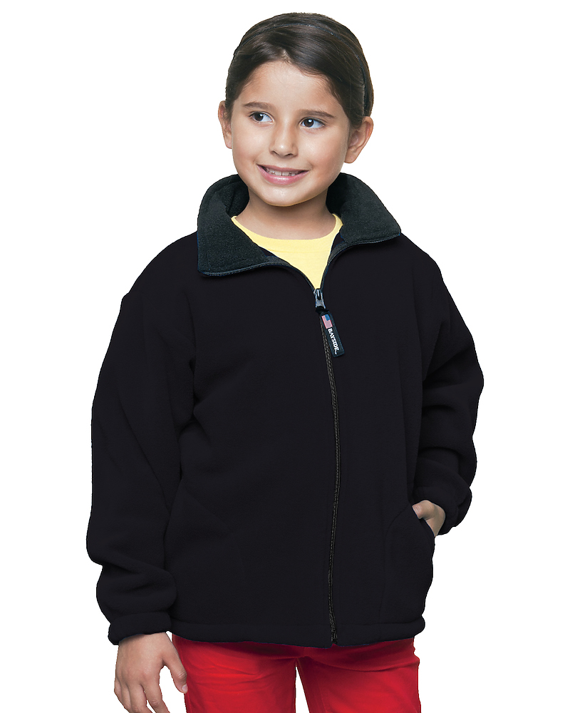 Bayside 1115 - Youth Full Zip Fleece Jacket