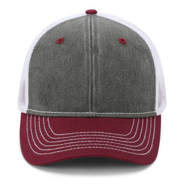 click to view Charcoal/Maroon/White