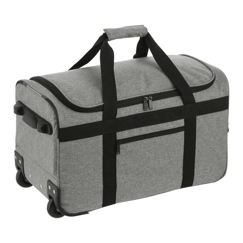 LEEDS 8400-41 - Graphite Recycled Wheeled Duffel