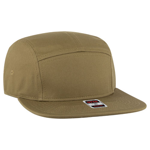 OTTO CAP 151-1330 - Superior Cotton Twill Flat Bill 5 Panel Camper Hat
