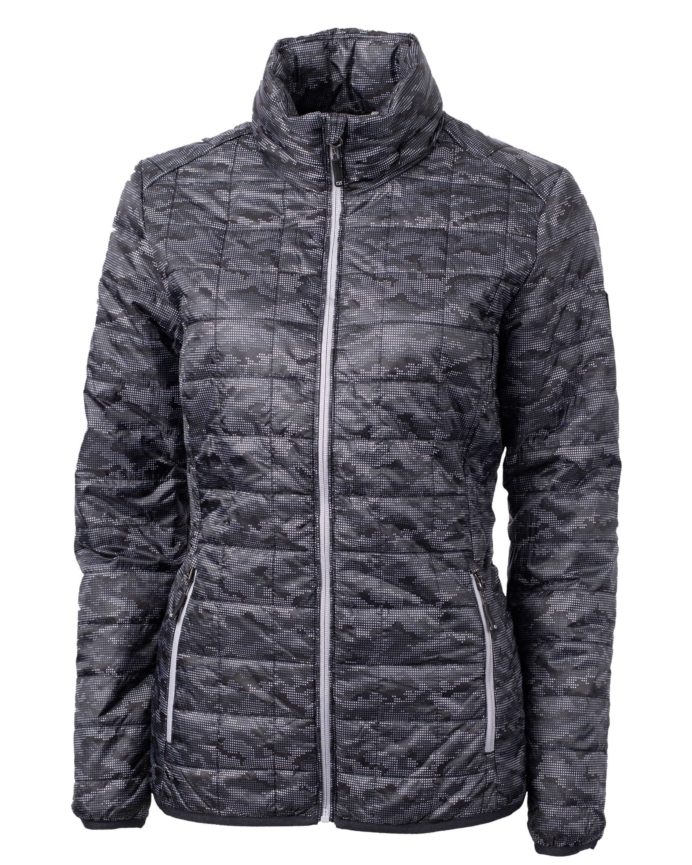 CUTTER & BUCK LCO00053 - Rainier PrimaLoft® Women's Eco Insulated Full Zip Printed Puffer Jacket