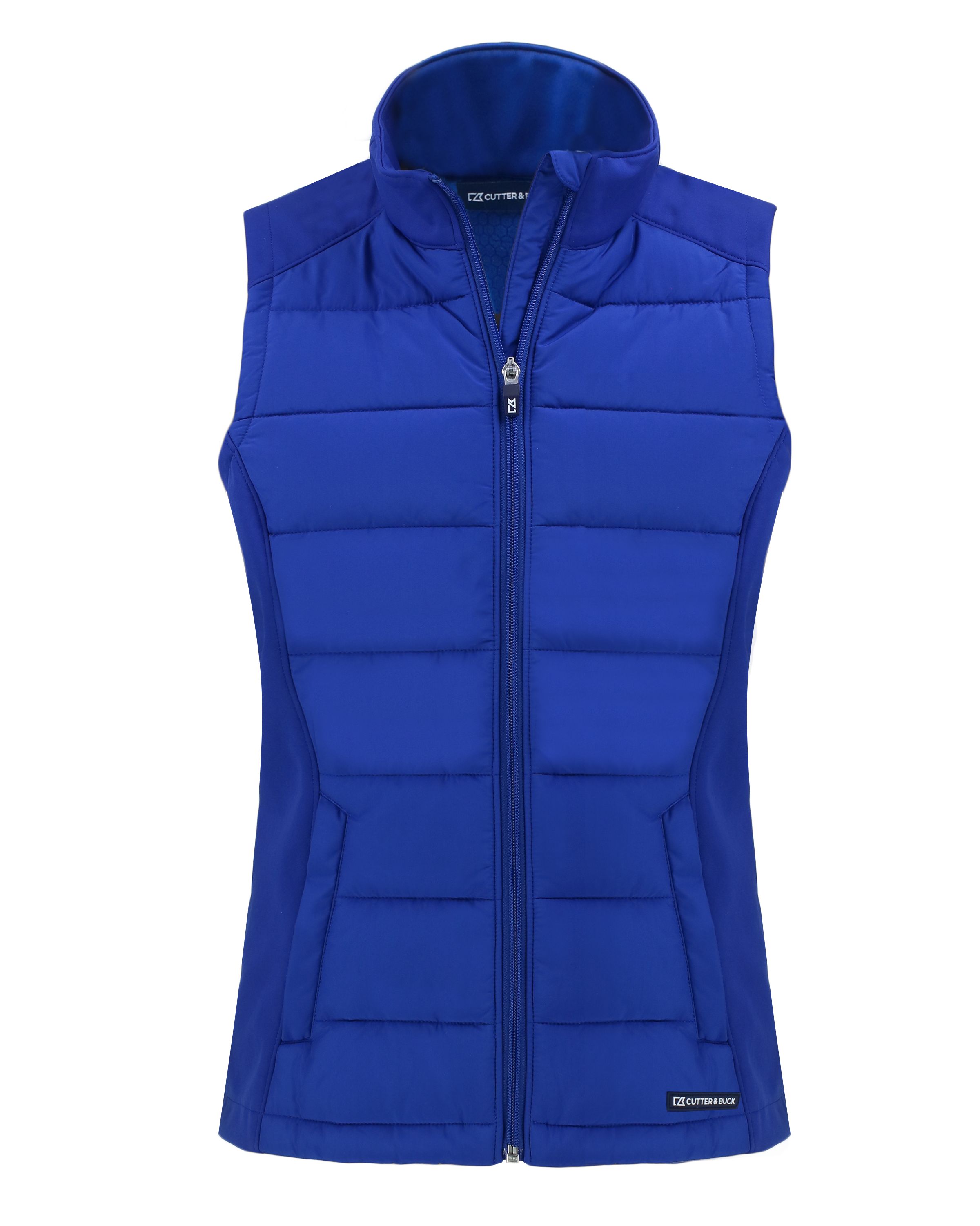 CUTTER & BUCK LCO00065 - Women's Evoke Hybrid Eco Softshell Recycled Full Zip Vest