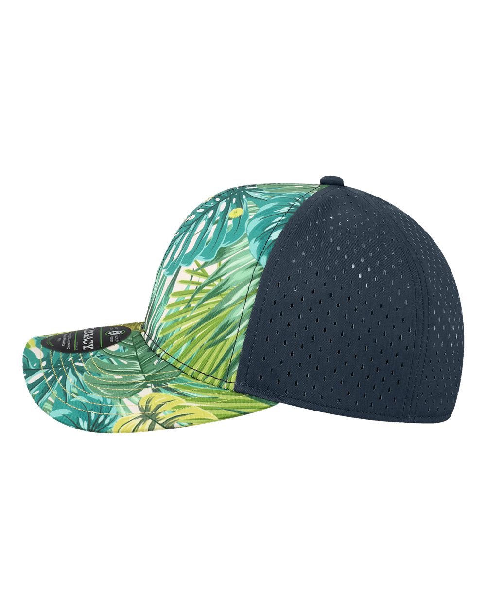 click to view Tropical Blue Leaves/ Navy