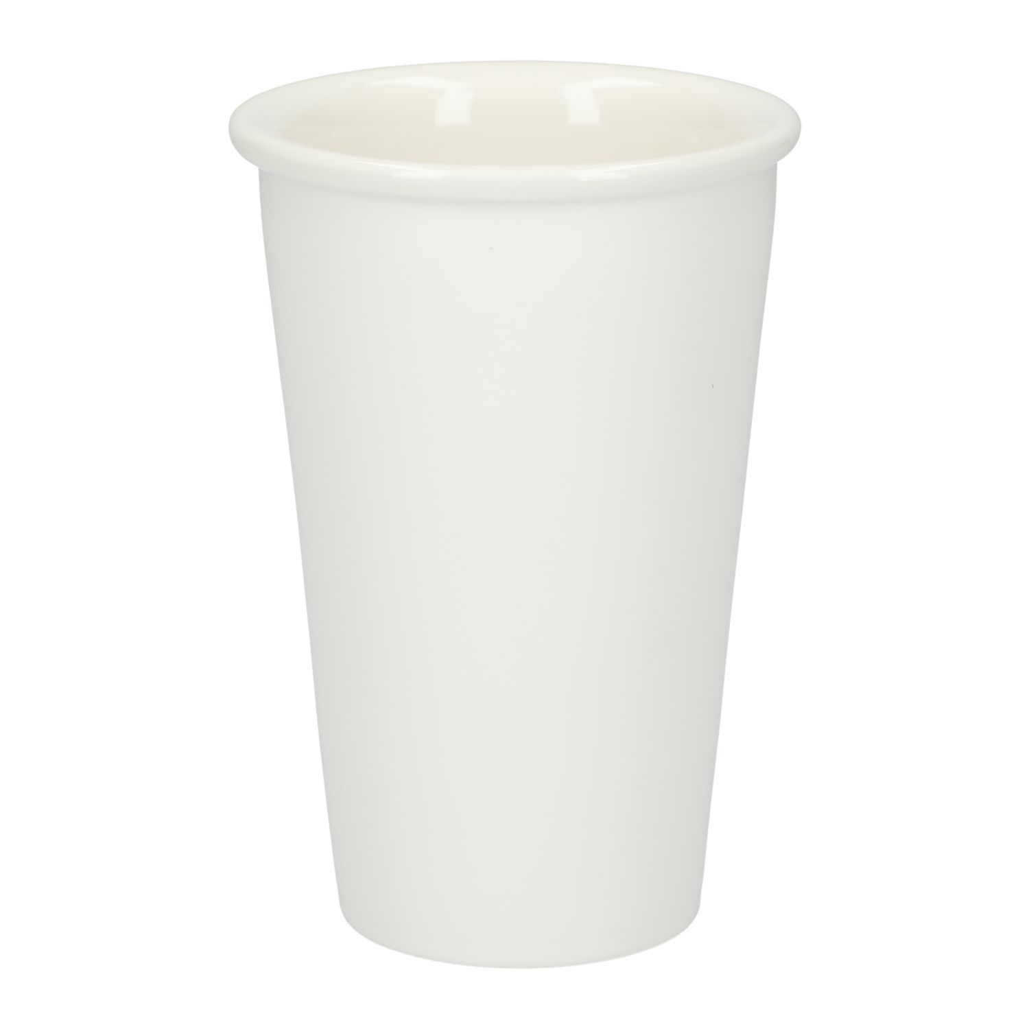 LEEDS 1600-73 - Dimple Double Wall Ceramic Cup 10oz