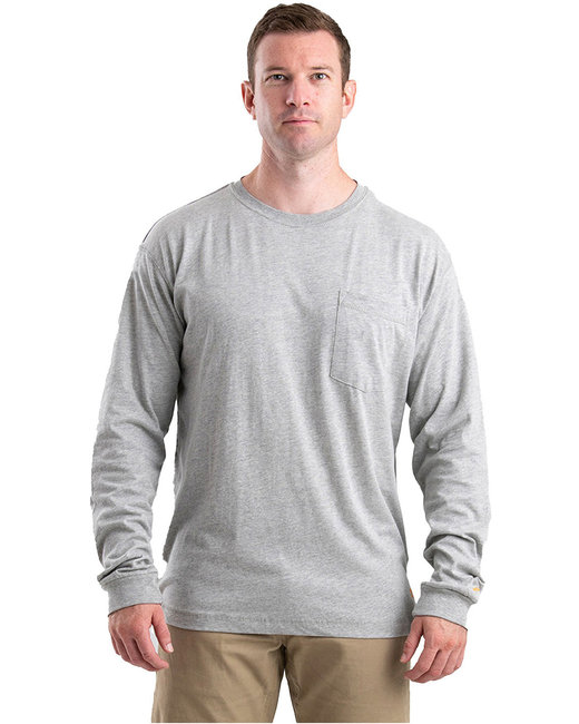 Berne Workwear BSM40 - Unisex Performance Long-Sleeve Pocket T-Shirt