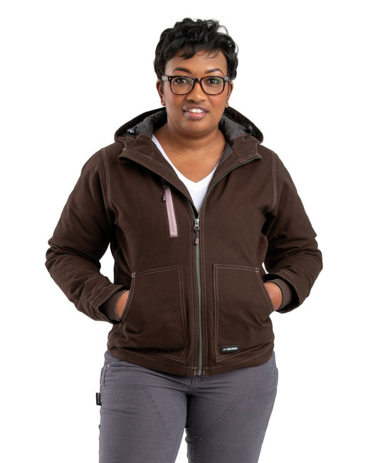 Berne Workwear WHJ64 - Ladies' Softstone Modern Full-Zip Hooded Jacket