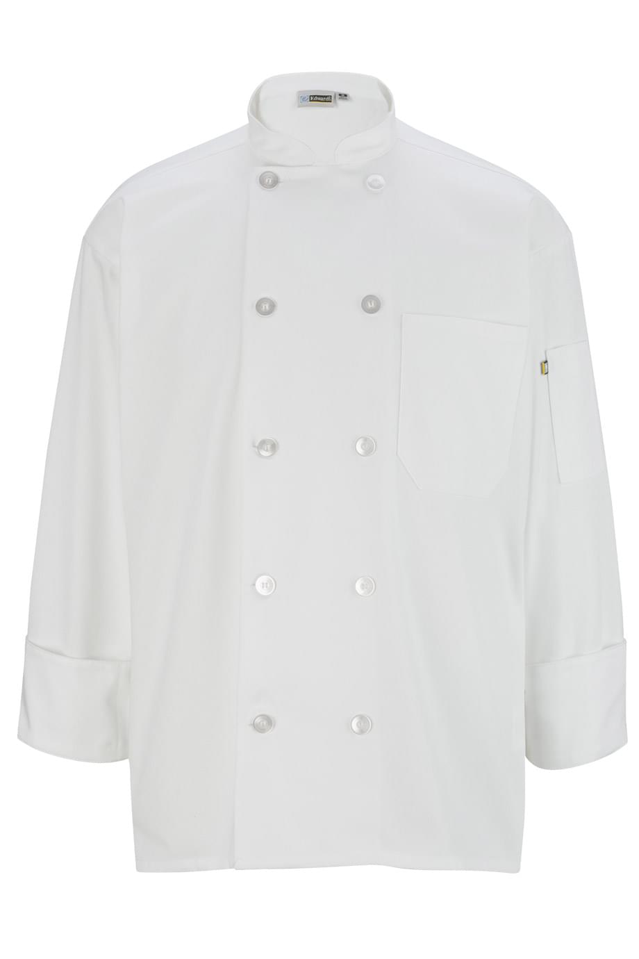 Edwards Garment 3301 - 10 Pearl Button Chef Coat